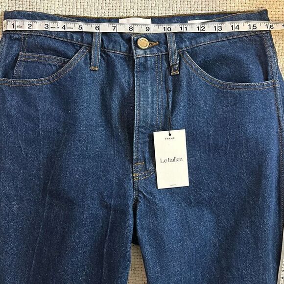 FRAME Le Italien true straight Jean dark denim size 29 - Picture 7 of 11
